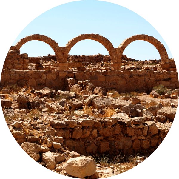 Byzantine ruins in Jordan, Umm Ar Rasas • Jordan
